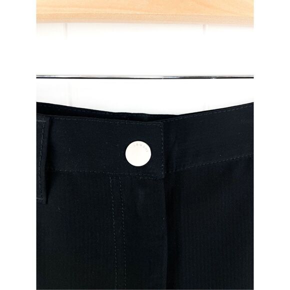 Armani Collezioni Y2K 2006 Wide Leg Black Trouser Jeans Size 10 - Picture 3 of 12